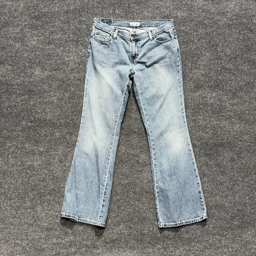 American Eagle Outfitters Jeans Womens 10 Light Low Rise Hipster Bootcut Denim